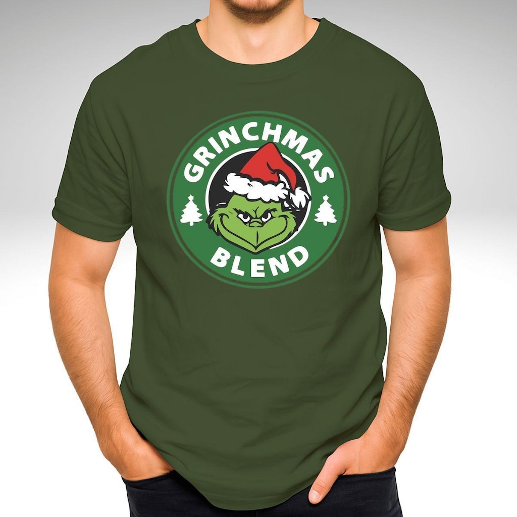 Camiseta de Natal Temática Christmas Grinch