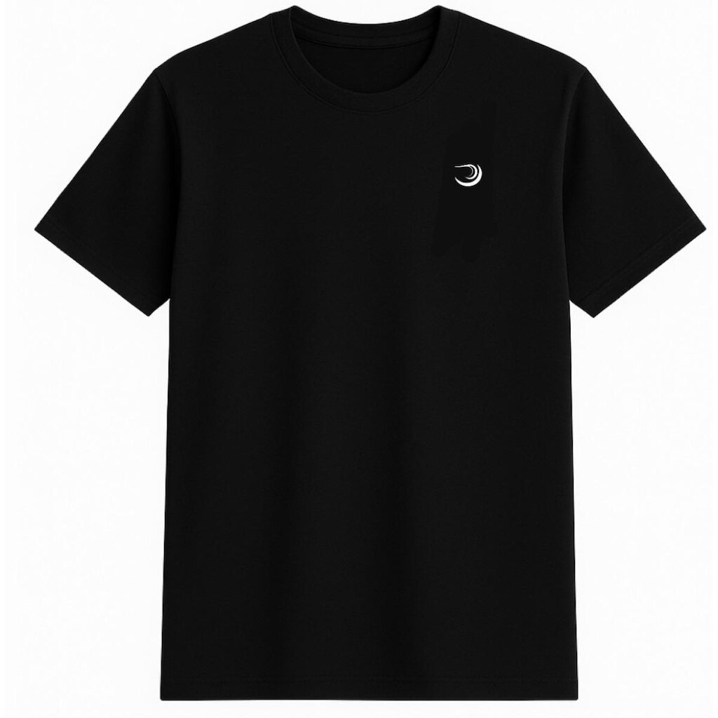 Camiseta de Passeio Preta Summer Pro 100% Algodão