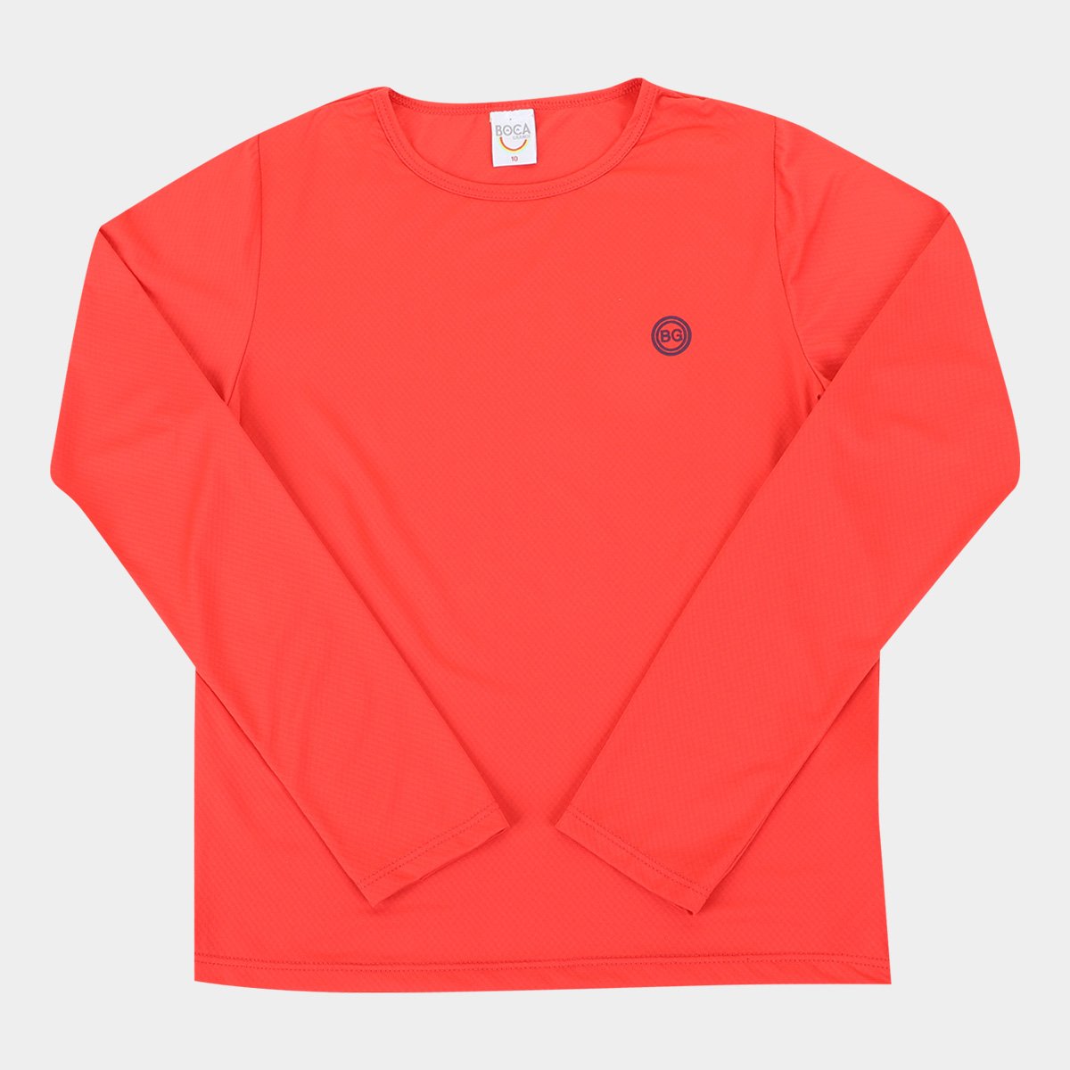 Camiseta de Praia Infantil Boca Grande UV50+ Manga Longa Feminina - Vermelho Menor preço em Camiseta de Praia Infantil Boca Grande UV50+ Manga Longa Feminina - Vermelho