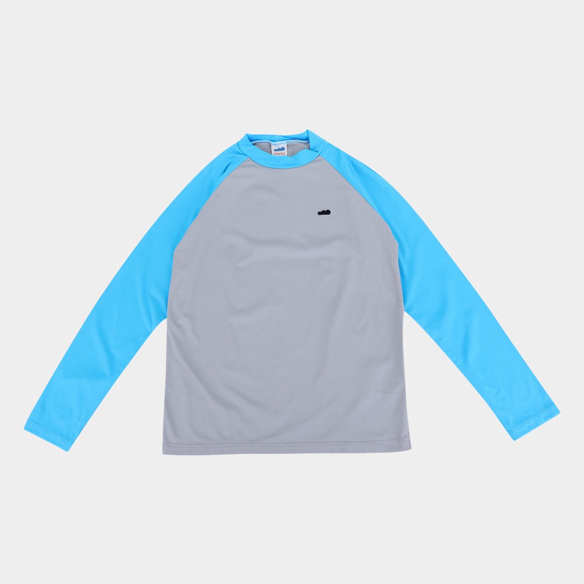 Camiseta de Praia Infantil Marlan Proteção UV 50+ Manga Longa Masculina - Cinza Menor preço em Camiseta de Praia Infantil Marlan Proteção UV 50+ Manga Longa Masculina - Cinza