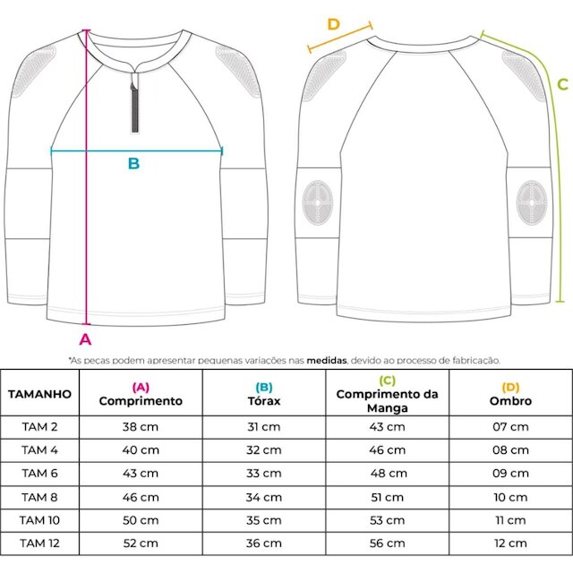 Camiseta de Proteção Nathor Infantil