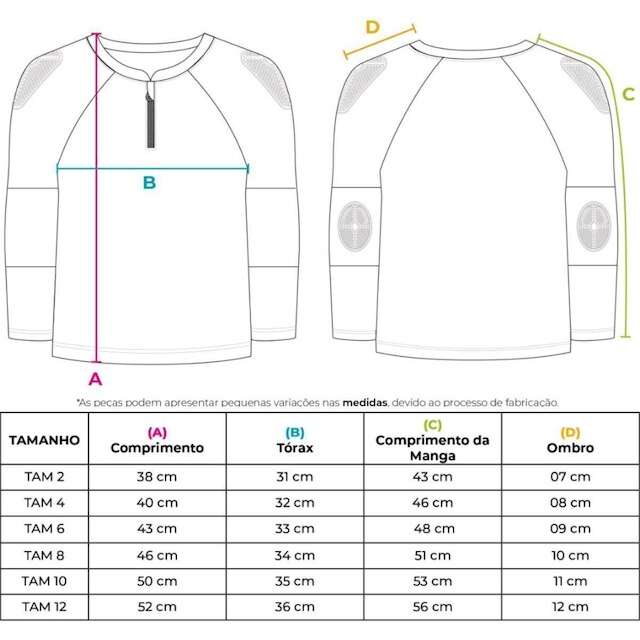Camiseta de Proteção Nathor Infantil