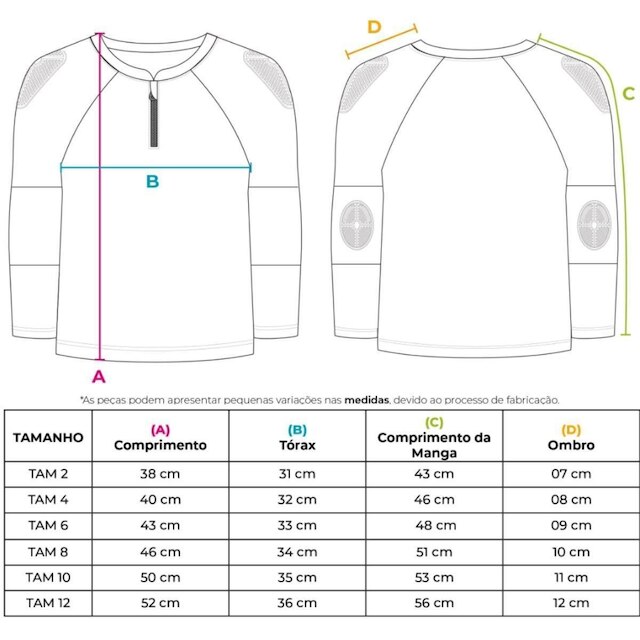 Camiseta de Proteção Nathor Infantil