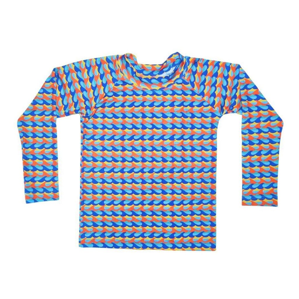 Camiseta de Proteção UPF50+ - Ondas - Colab Ponky Kids e Banho Maria