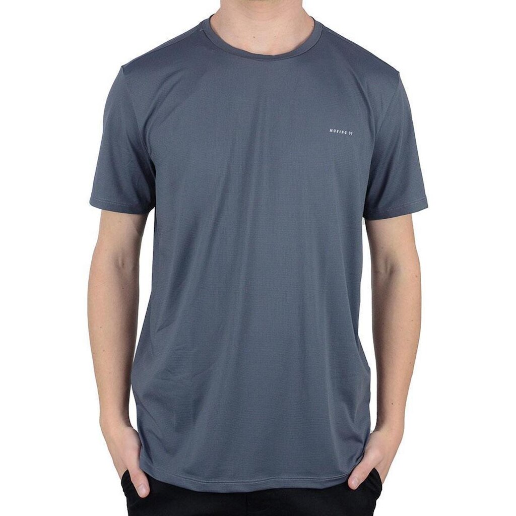 Camiseta de Treino Masculina Olho Fatal Moving Cinza - 3400