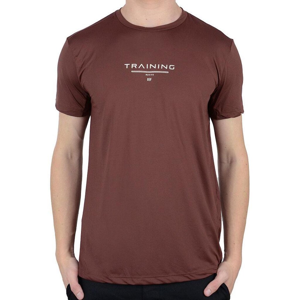 Camiseta de Treino Masculina Olho Fatal Moving Marrom - 3400