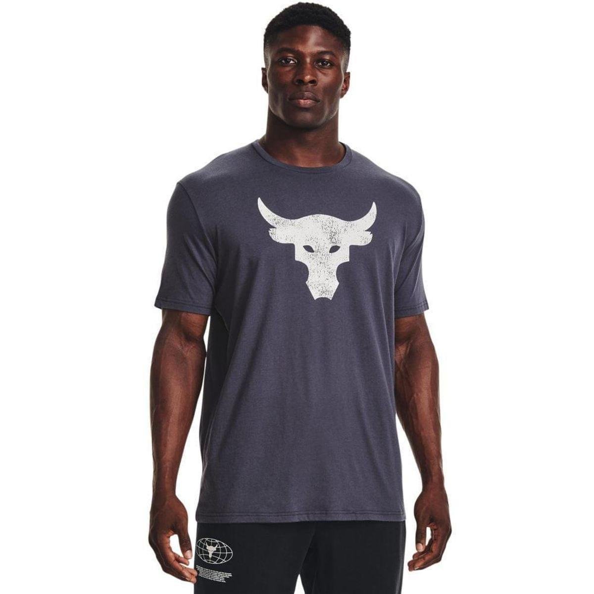 Camiseta de Treino Masculina Under Armour Rock Brahma Bull Menor preço em Camiseta de Treino Masculina Under Armour Rock Brahma Bull