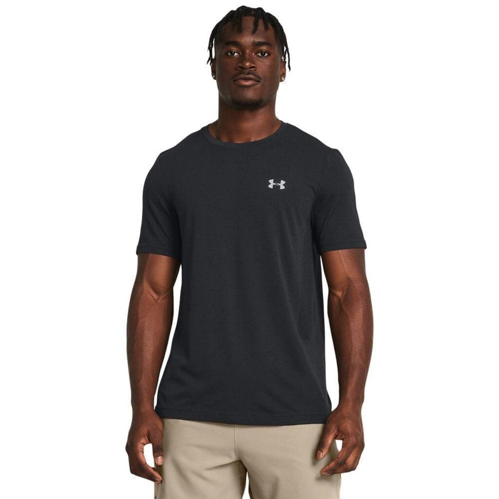 Camiseta de Treino Masculina Under Armour Vanish Seamless 2GG Preto