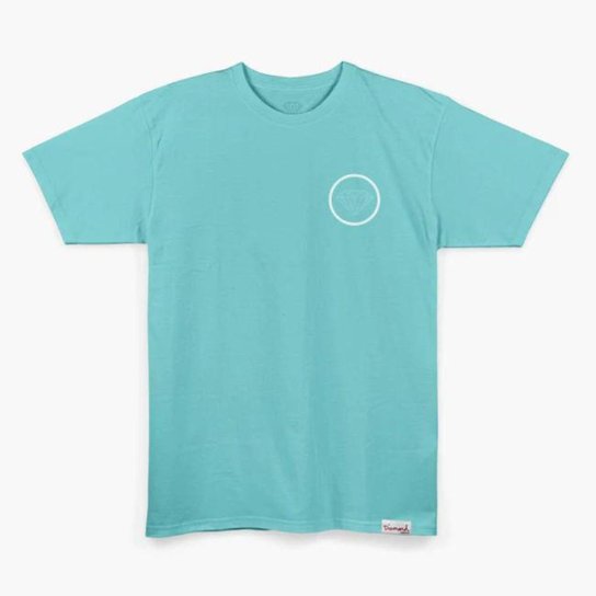 CAMISETA DIAMOND SUPPLY BRILLIANT CIRCLE TEE DIAMOND TIFFANY BLUE