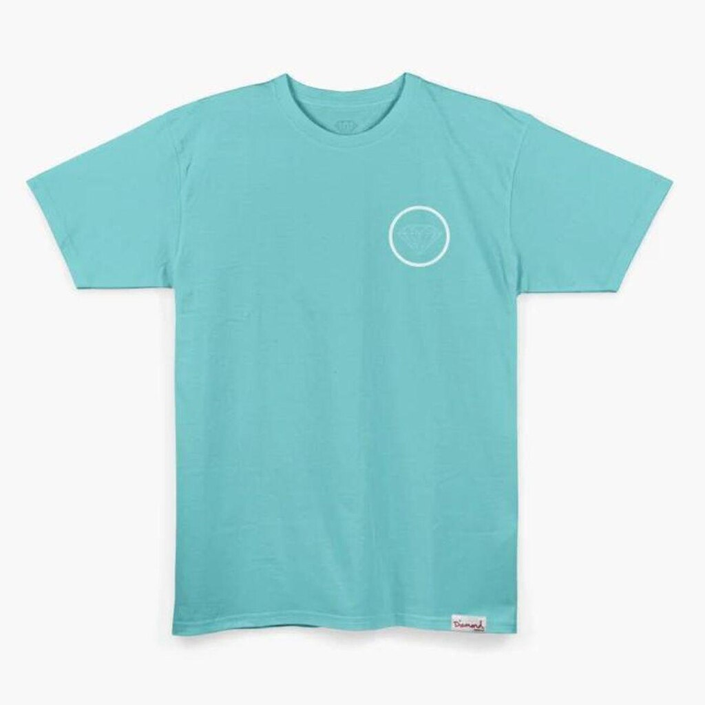 CAMISETA DIAMOND SUPPLY BRILLIANT CIRCLE TEE DIAMOND TIFFANY BLUE