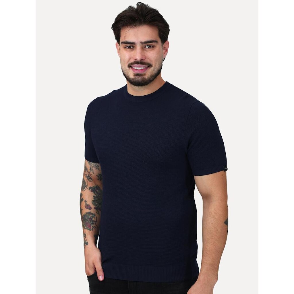 Camiseta Dixen Tricot Manga Curta Gola Careca Masculina