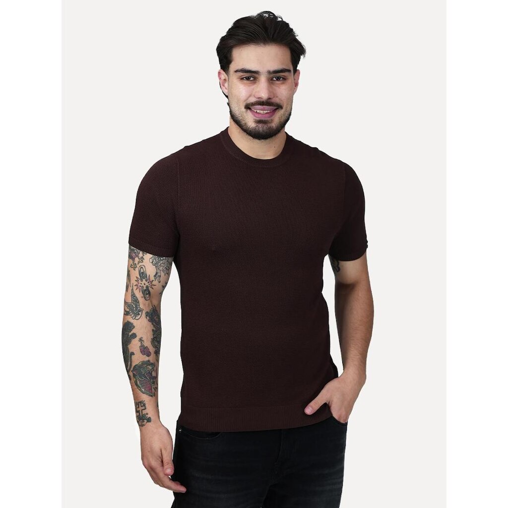 Camiseta Dixen Tricot Manga Curta Gola Careca Masculina