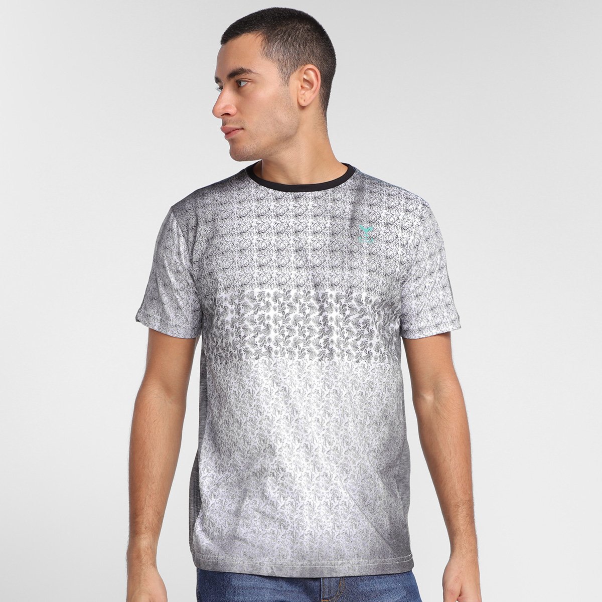 camiseta adidas floral masculina