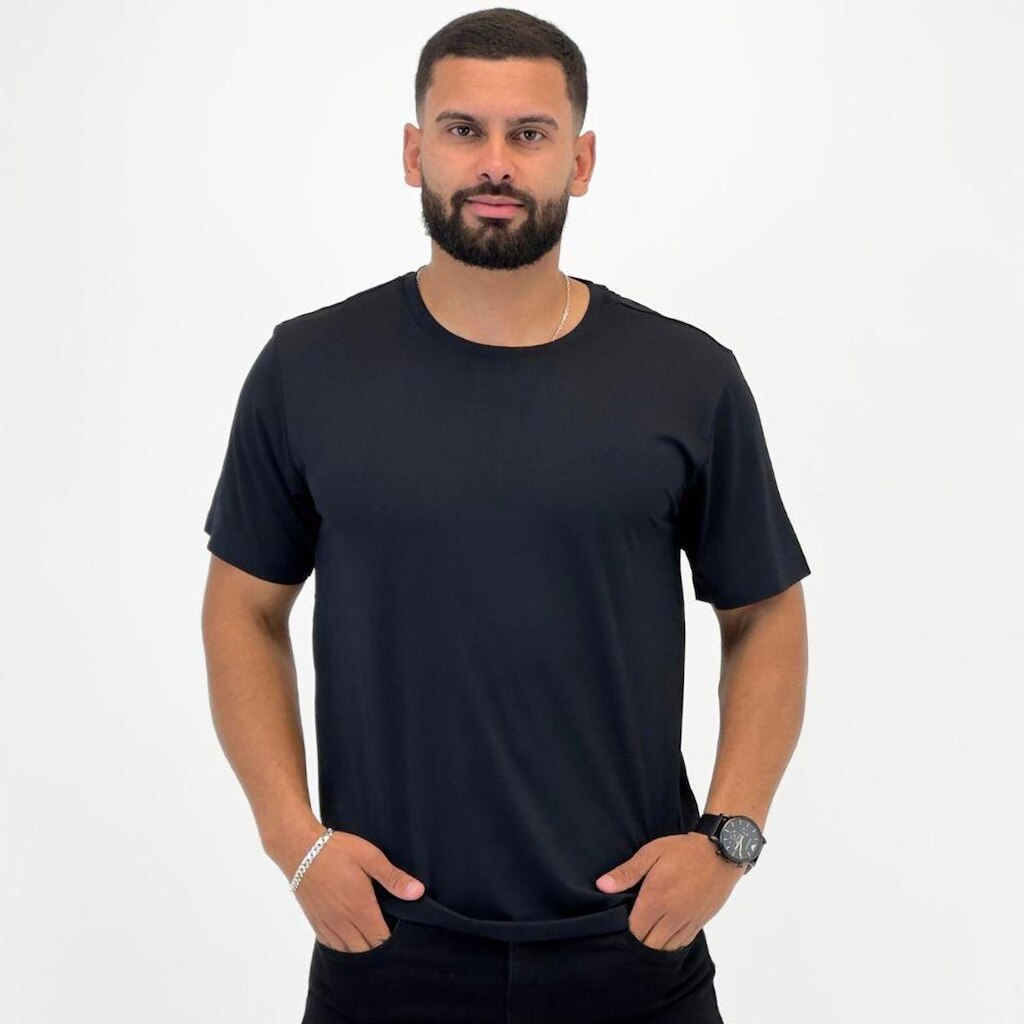 Camiseta Dixie Manga Curta Slim em Malha Tech Masculina
