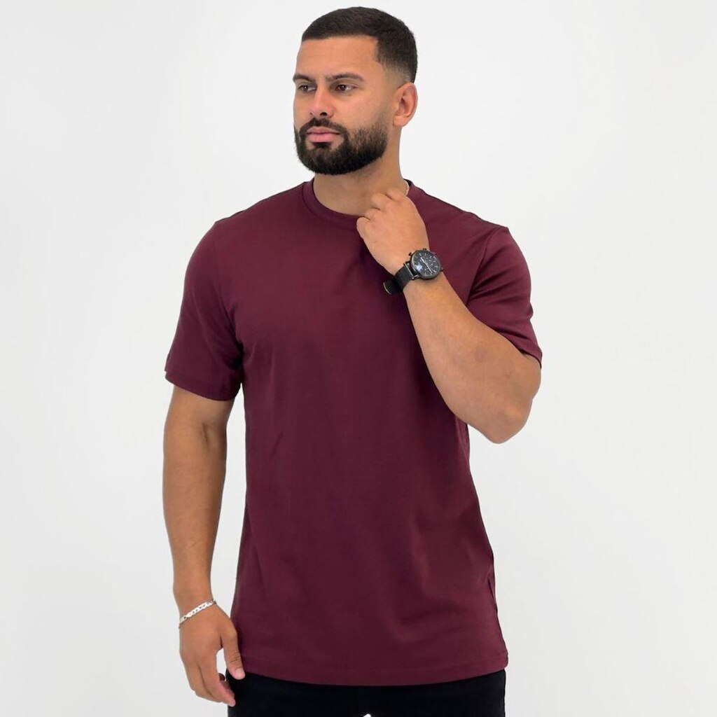 Camiseta Dixie Pima Básica Manga Curta Masculina