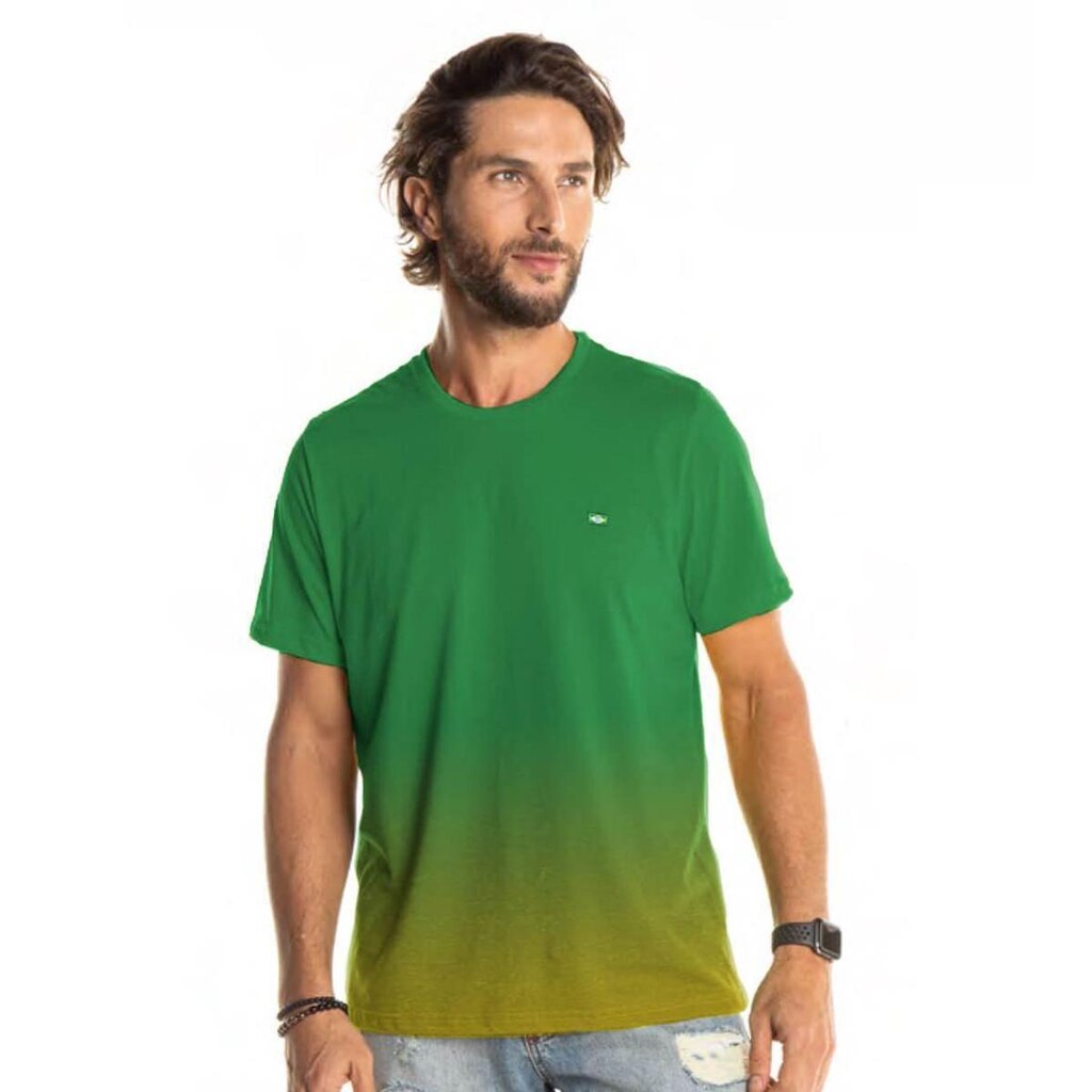 Camiseta do Brasil Degrade Verde
