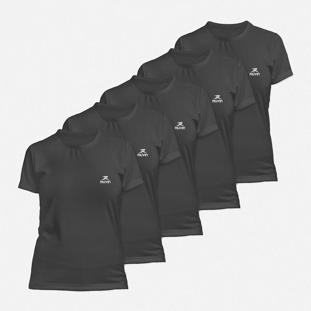 Camiseta Dry Basic SS FPS50 - Feminino - Kit com 5
