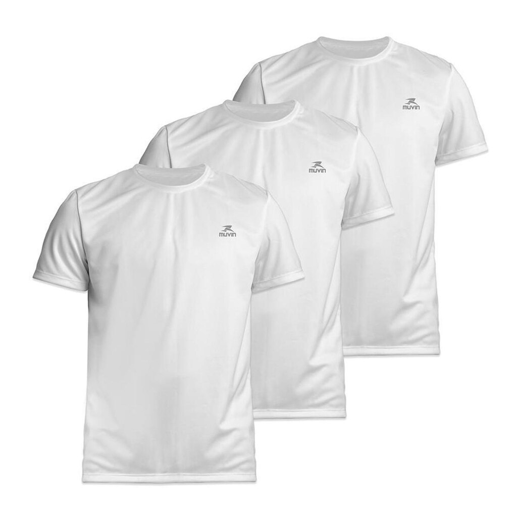 Camiseta Dry Basic SS FPS50 - Masculino - Kit com 3