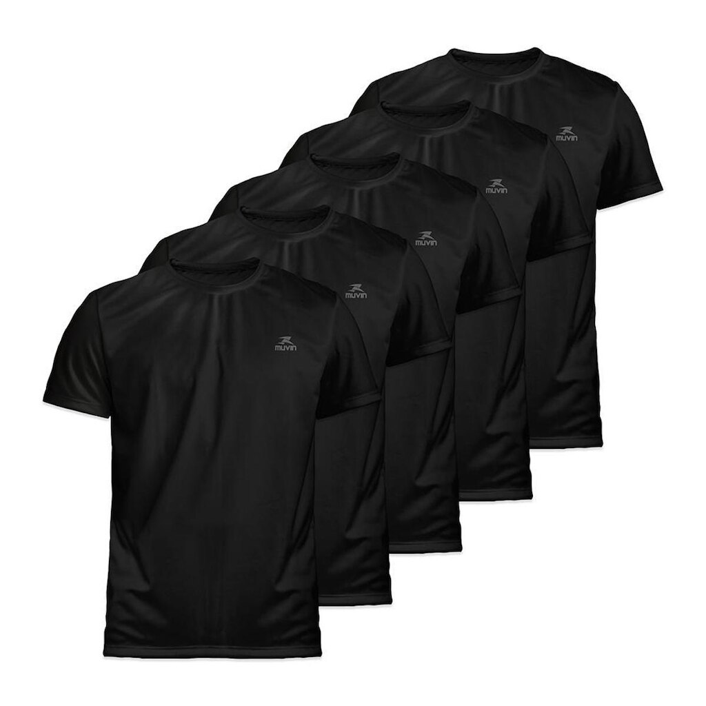 Camiseta Dry Basic SS FPS50 - Masculino - Kit com 5