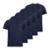 Camiseta Dry Basic SS FPS50 - Masculino - Kit com 5 - Azul