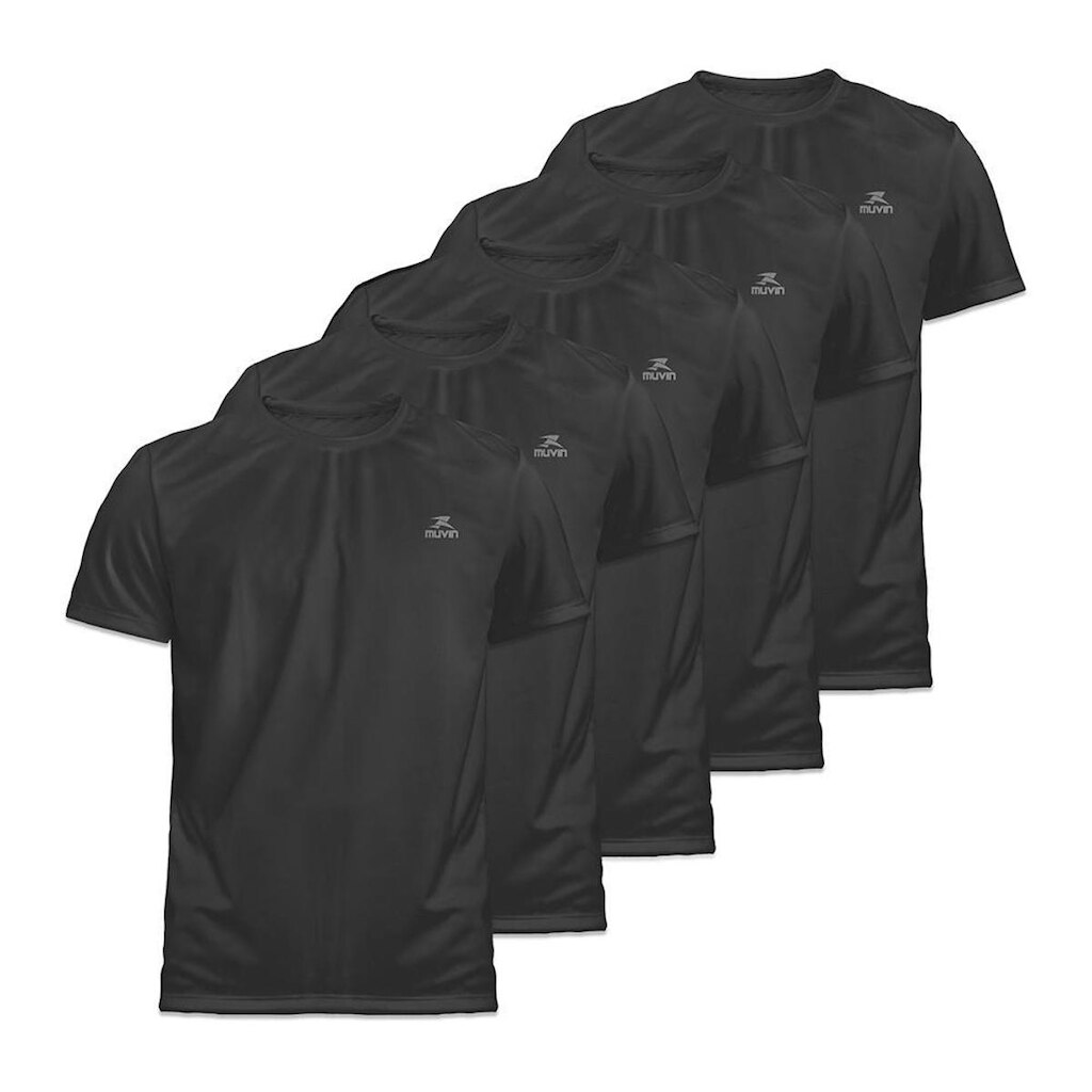 Camiseta Dry Basic SS FPS50 - Masculino - Kit com 5