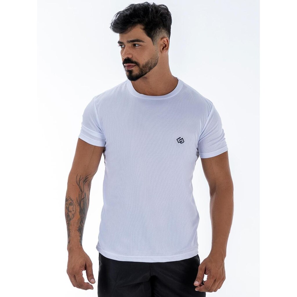 Camiseta Dry Esportiva Academia Slim Masculina Premium