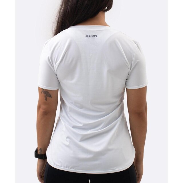 Camiseta Dry Feminina Branca HUPI Smart