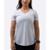 Camiseta Dry Feminina Cinza HUPI Smart - Mescla