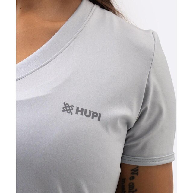 Camiseta Dry Feminina Cinza HUPI Smart