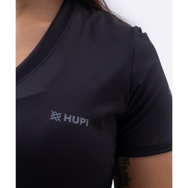 Camiseta Dry Feminina Preta HUPI Smart