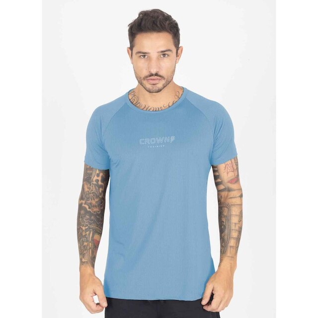 Camiseta Dry Ice Azul Bebê