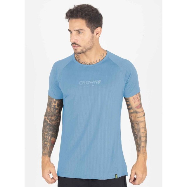 Camiseta Dry Ice Azul Bebê