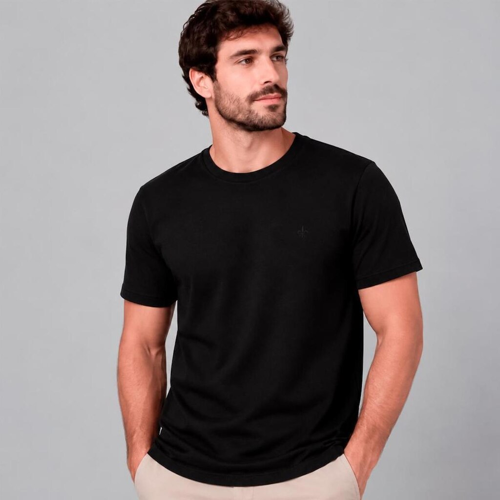 Camiseta Dudalina Cotton Flex Ve27 Masculino