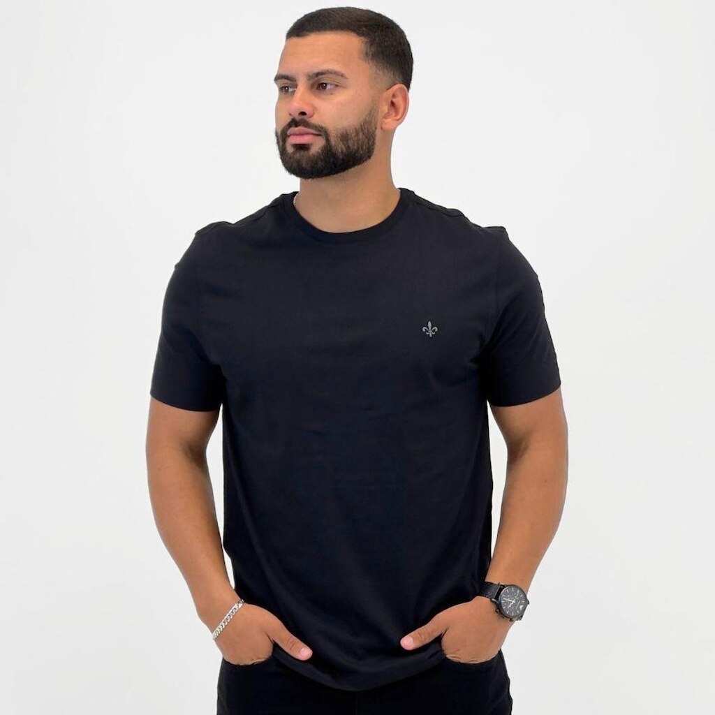 Camiseta Dudalina Manga Curta Básica Masculina