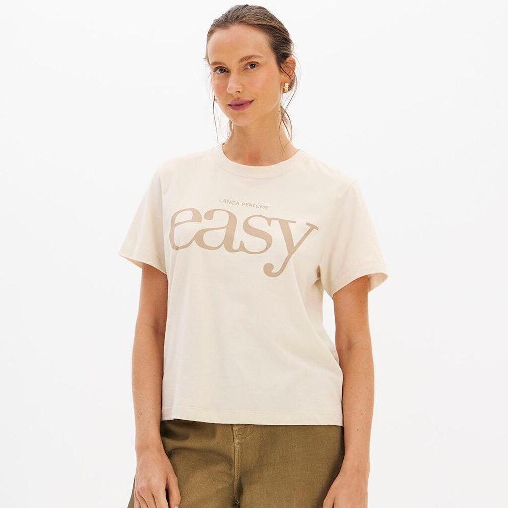 Camiseta Easy Lança Perfume Box Estampada Feminino