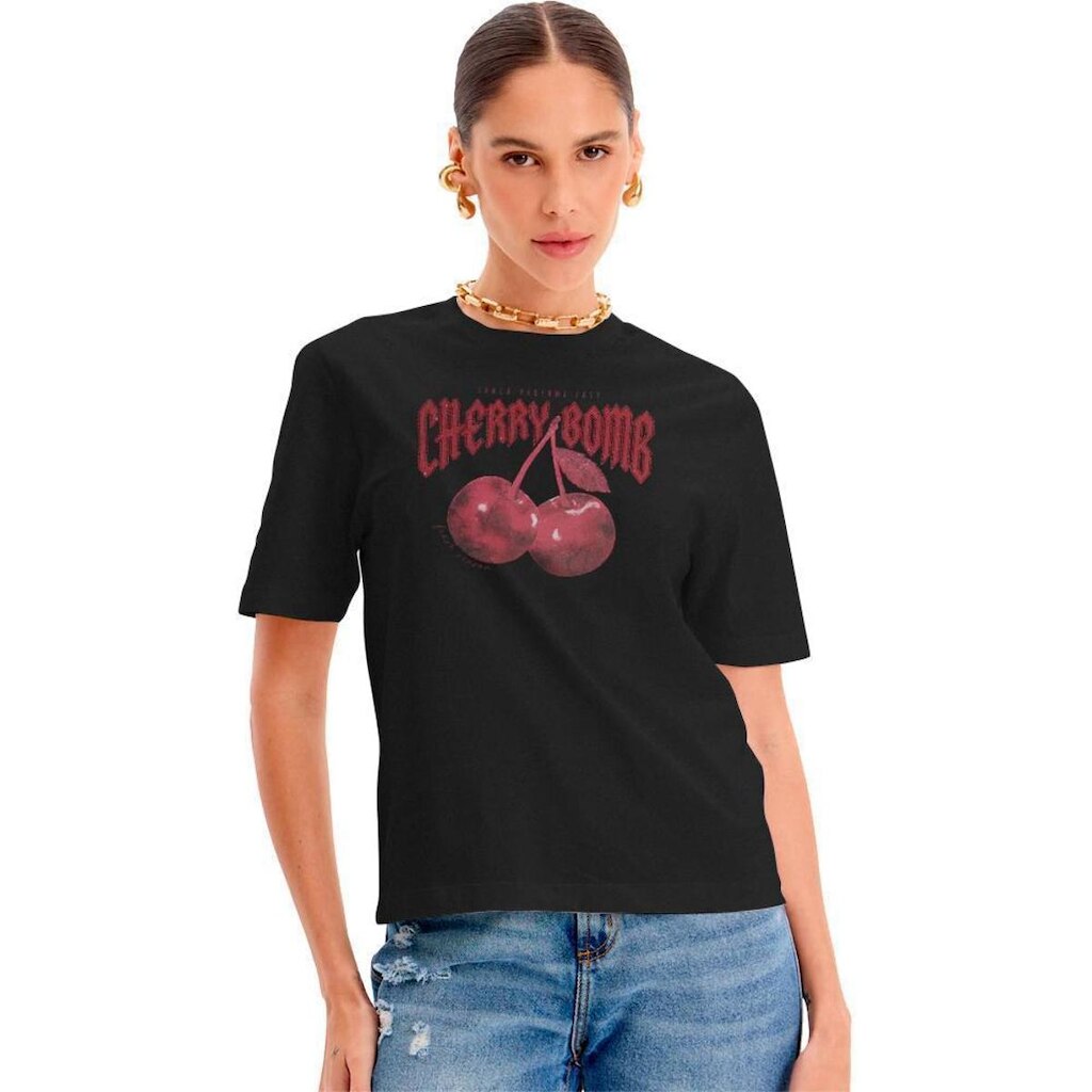 Camiseta Easy Lança Perfume Descolada Feminino