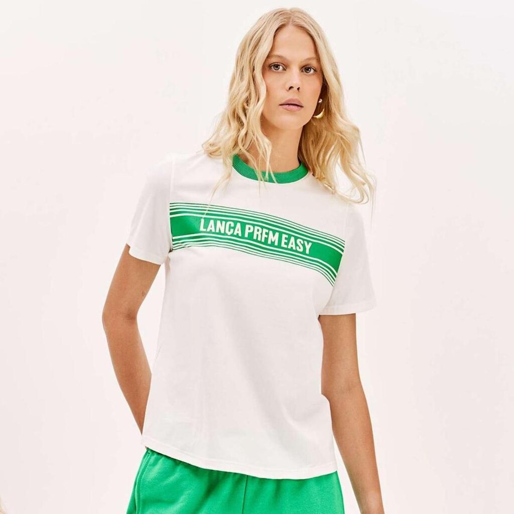 Camiseta Easy Lança Perfume Manga Feminino