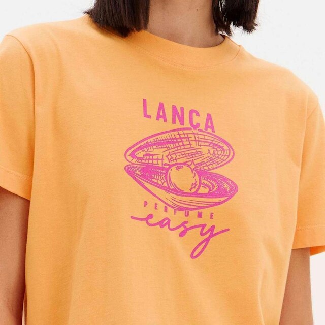 Camiseta Easy Lança Perfume Silk Laranja Feminino