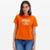Camiseta Easy Lança Perfume Sleeve Feminino - Laranja