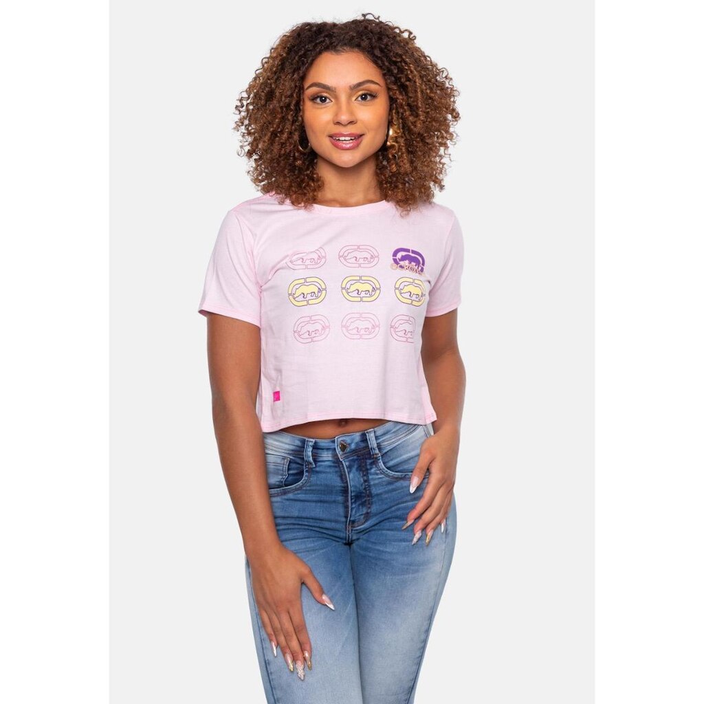 Camiseta Ecko Cropped Feminino