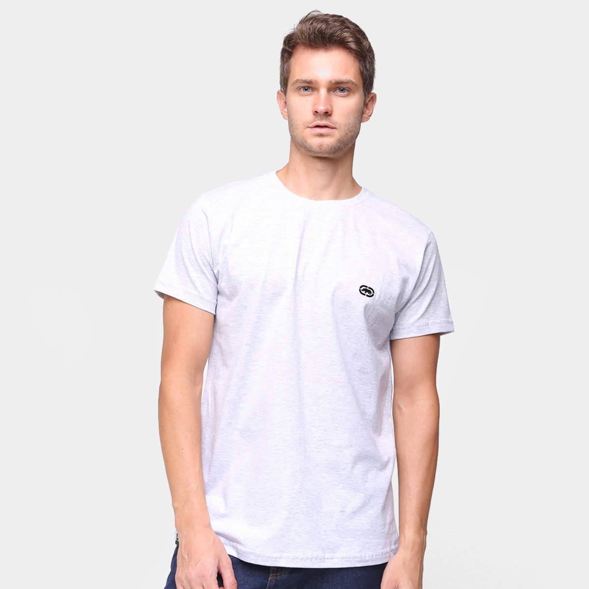 Camiseta Ecko Fashion Básica Masculina - Gelo Menor preço em Camiseta Ecko Fashion Básica Masculina - Gelo