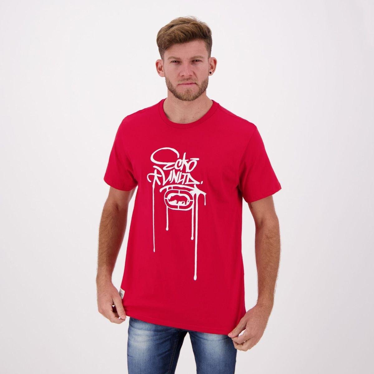 camisa ecko vermelha