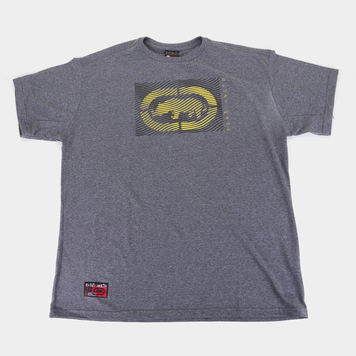 Camiseta Ecko Rino Plus Size Masculina - Grafite Menor preço em Camiseta Ecko Rino Plus Size Masculina - Grafite