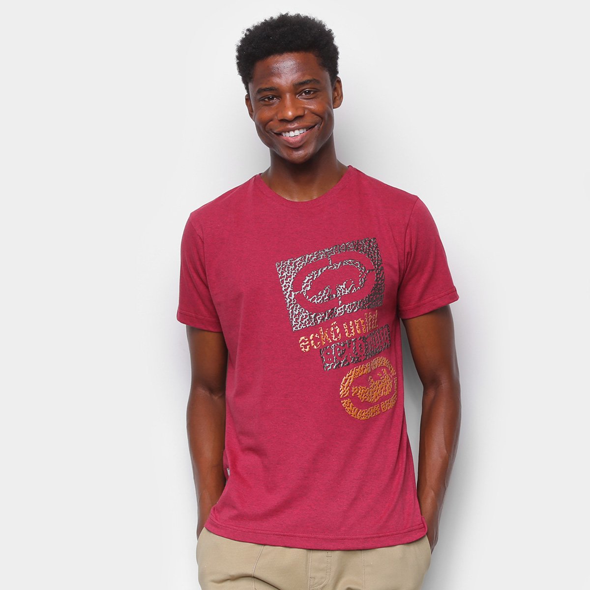 Camiseta Ecko Texture Masculina - Vermelho é ruim? Camiseta Ecko Texture Masculina - Vermelho é boa?