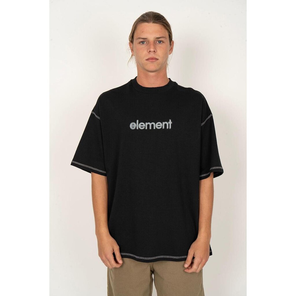 Camiseta Element M/C Blur Preto-Preto-P