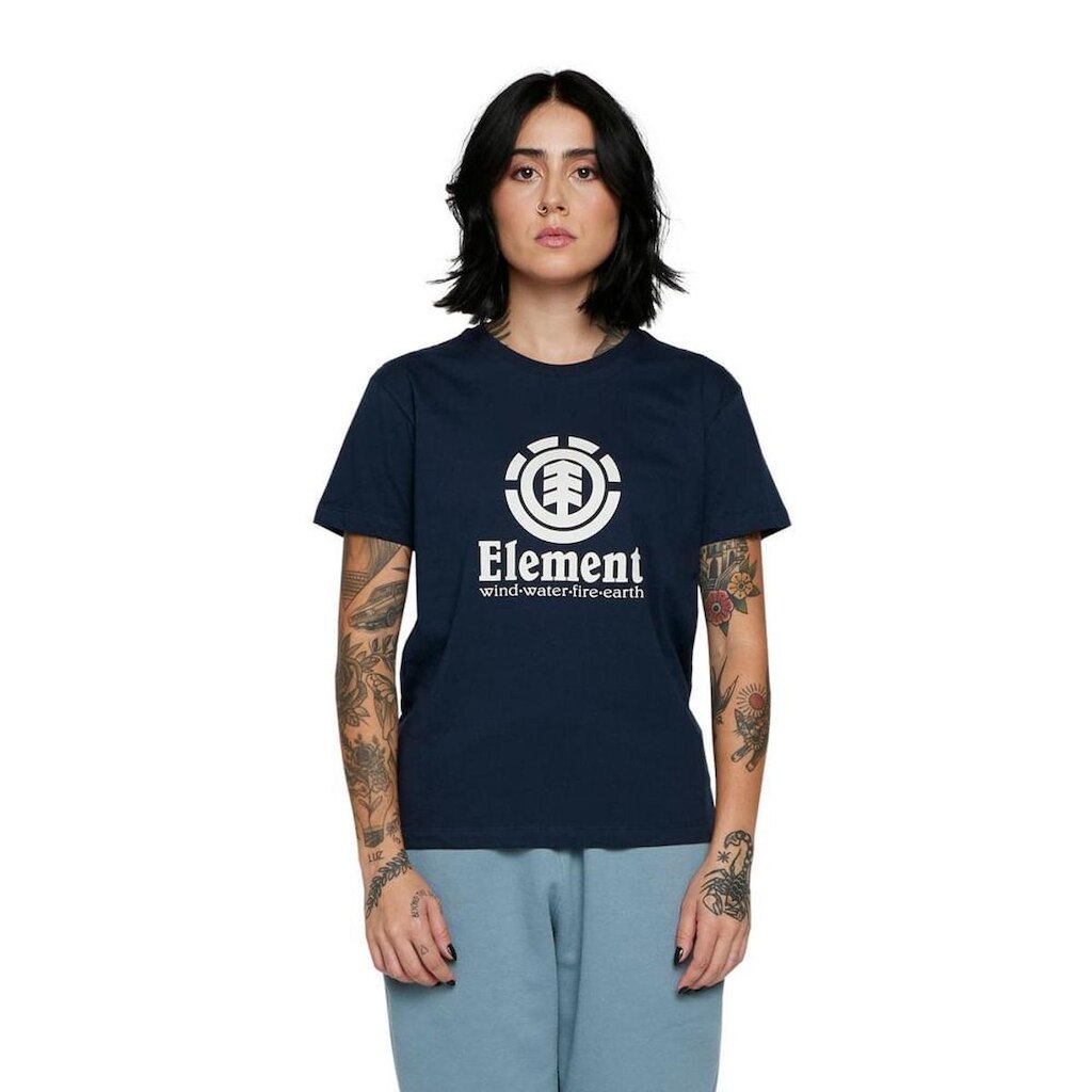 Camiseta Element M/C Vertical Marinho P