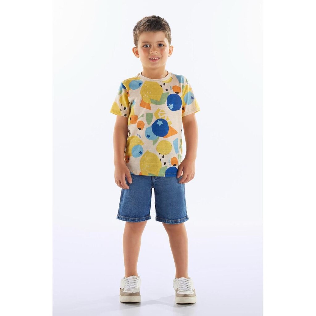 Camiseta em Algodão Infantil Up Baby