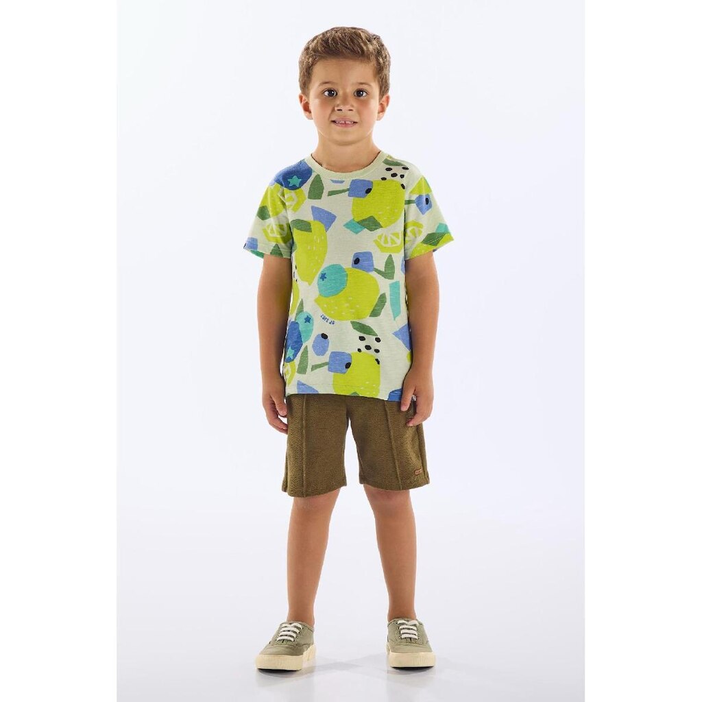 Camiseta em Algodão Infantil Up Baby