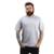 Camiseta Em Malha Pv Lisa Para Personalizar Uniformes - Cinza
