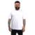 Camiseta Em Malha Pv Lisa Para Personalizar Uniformes - Branco